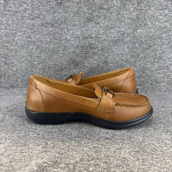 ✅Womens 9.5M Dr. Comfort Slip-on Shoes Mallory Brown Leather Diabetic Loafers - Picture 9 of 9